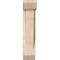 Ekena Millwork Traditional Slat Smooth Bracket w/ Offset Brace, Douglas Fir, 5 1/2"W x 14"D x 26"H BKT0604X14X26TRA06SDF - alternate 3